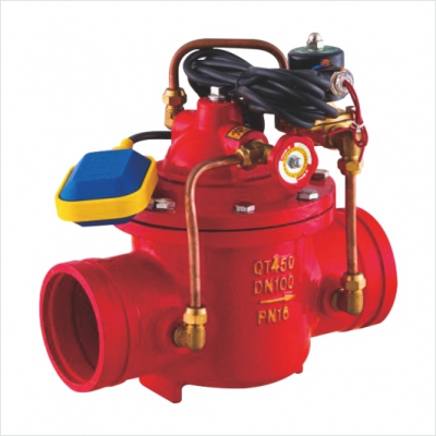 106X-16溝槽水力電動(dòng)控制閥